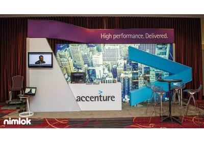 Accenture Tension Fabric 10x20 Inline