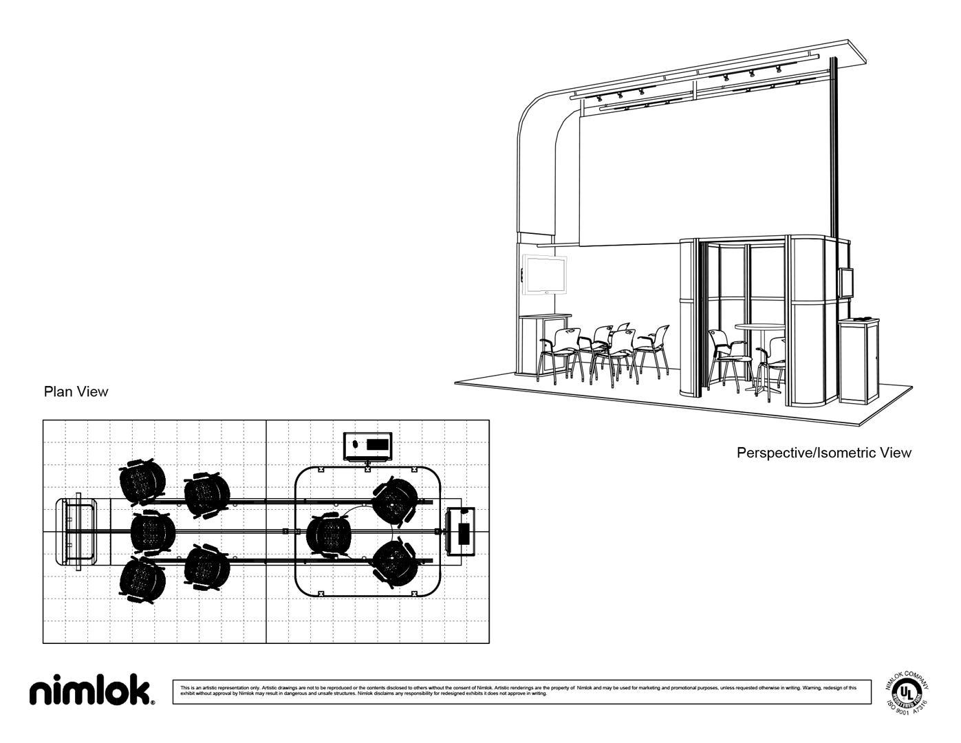 Quosa 10x20 Trade Show Exhibit - 51819 | Nimlok
