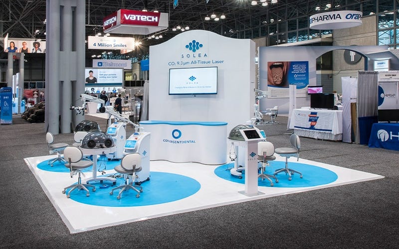 Convergent Dental - 20x20 Custom Modular Exhibit