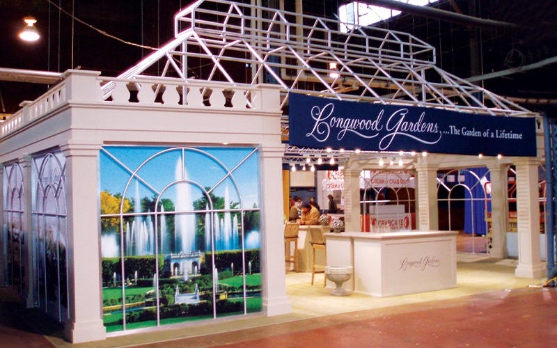 Longwood Gardens - 20x40 Custom Exhibit
