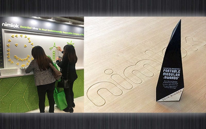 Nimlok Booth Supports The Conservation Fund & Nimlok Dealers Receive Awards At EXHIBITORLive 2019