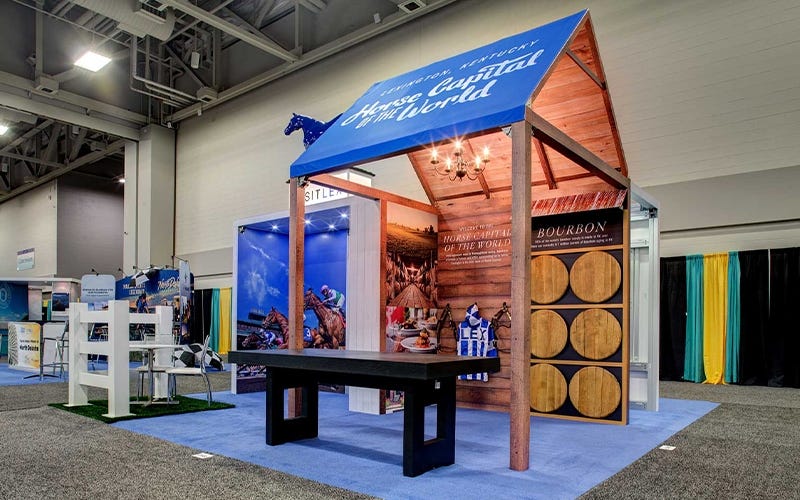 VisitLEX - 20x20 Custom Modular Exhibit