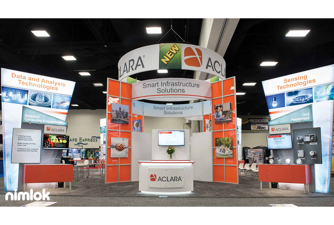 Aclara Original Booth Graphics