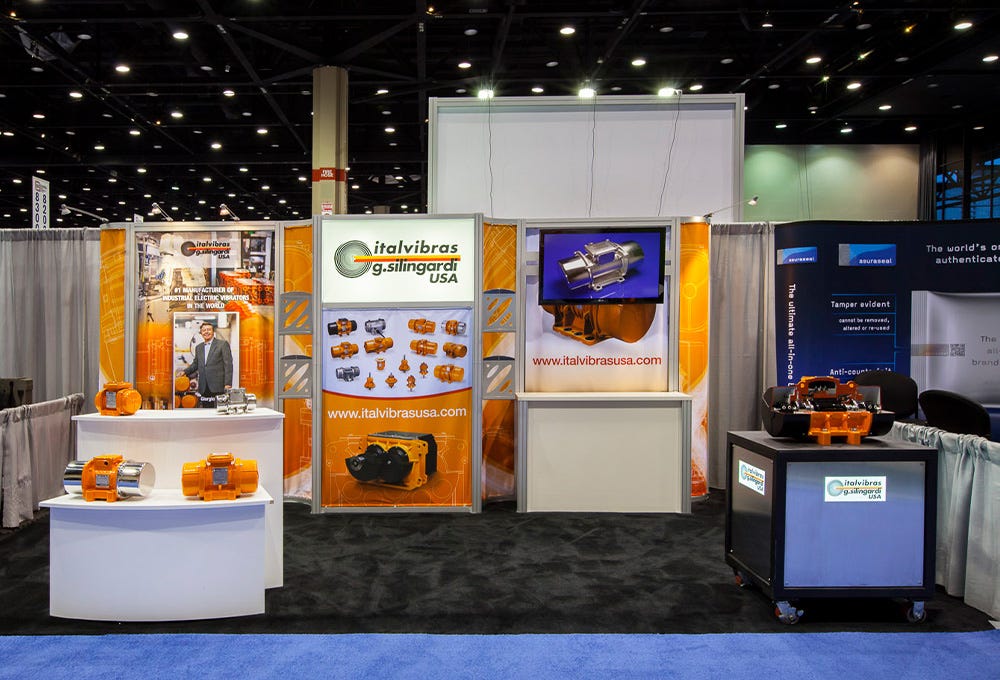 Inline standard rental trade show display to save time Inline standard rental trade show display to save time